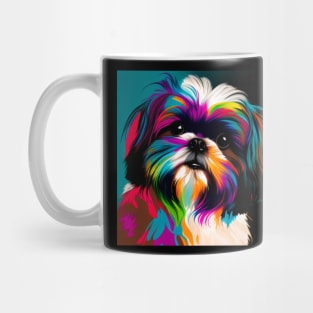 Cute Pop Art Shih Tzu Mug